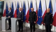 Konferencja prasowa w związku z tragicznym zdarzeniem w Koszalinie