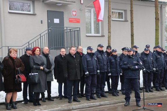 Otwarcie Posterunku Policji w Wiźnie