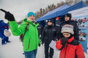 Kręcie mnie bezpieczeństwo na stoku - Kasina - uczestnicy pikniku