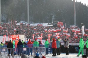 zabezpieczenie przez policjantów Pucharu Świata w Skokach Narciarskich w Zakopanem