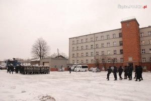 Węgierscy policjanci w katowickim oddziale prewencji