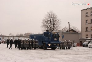 Węgierscy policjanci w katowickim oddziale prewencji