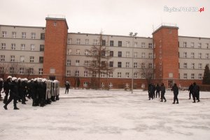 Węgierscy policjanci w katowickim oddziale prewencji