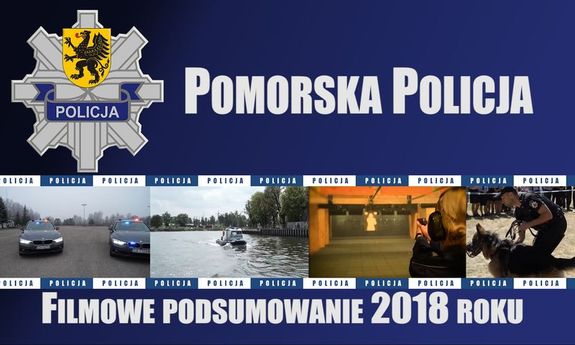 Napis Pomorska Policja