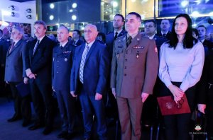 Uroczysta gala otwarcia X Międzynarodowego Turnieju Służb Mundurowych w piłce nożnej halowej im. podkom. Andrzeja Struja
