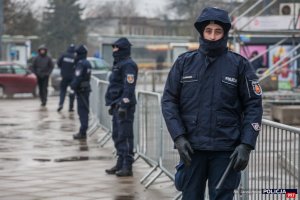 Policyjne zabezpieczenie konferencji dotyczącej Bliskiego Wschodu