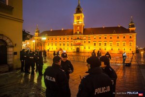 Policyjne zabezpieczenie konferencji dotyczącej Bliskiego Wschodu