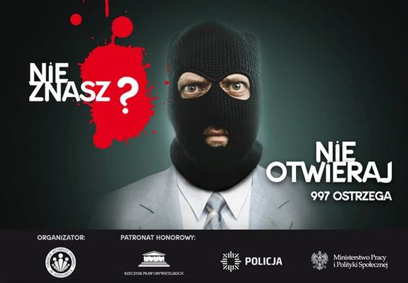 Nie znasz - nie otwieraj. Policja ostrzega seniorów przed oszustami