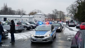 Policjanci zabezpieczali konferencję dotyczącą Bliskiego Wschodu