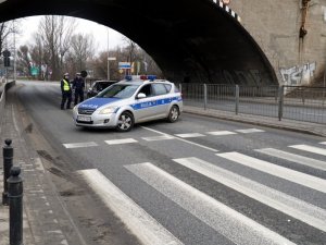 Policjanci zabezpieczali konferencję dotyczącą Bliskiego Wschodu