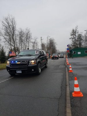 Policjanci zabezpieczali pobyt Wiceprezydenta Stanów Zjednoczonych Ameryki w Małopolsce