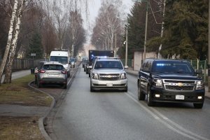 Policjanci zabezpieczali pobyt Wiceprezydenta Stanów Zjednoczonych Ameryki w Małopolsce