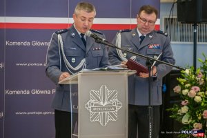 Uroczyste pożegnanie z mundurem i wprowadzenie nowych Zastępców Komendanta Głównego Policji