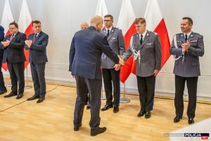 Uroczyste pożegnanie z mundurem i wprowadzenie nowych Zastępców Komendanta Głównego Policji