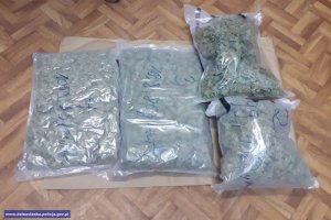 zabezpieczona przez policjantów marihuana