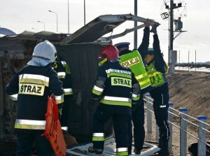 służby ratownicze podczas ćwiczeń