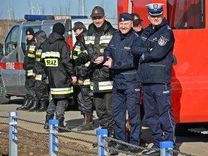 służby ratownicze podczas ćwiczeń