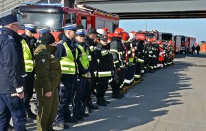 służby ratownicze podczas ćwiczeń