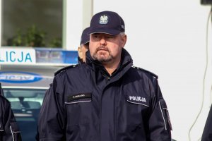 Wizyta Ministra Spraw Wewnętrznych i Administracji w Komisariacie Policji w Żabnie