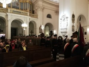 Msza Św. za Ofiary Zbrodni Katyńskiej w Bazylice Świętego Krzyża w Warszawie
