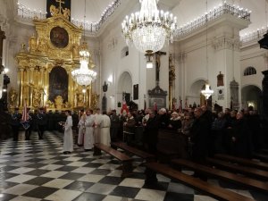 Msza Św. za Ofiary Zbrodni Katyńskiej w Bazylice Świętego Krzyża w Warszawie
