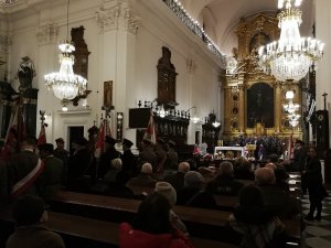 Msza Św. za Ofiary Zbrodni Katyńskiej w Bazylice Świętego Krzyża w Warszawie