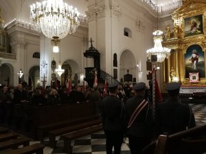 Msza Św. za Ofiary Zbrodni Katyńskiej w Bazylice Świętego Krzyża w Warszawie