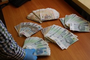 zabezpieczone pieniądze