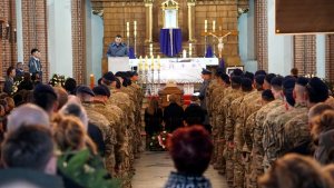 pożegnanie Zastępcy Dowódcy Samodzielnego Pododdziału Antyterrorystycznego Policji w Warszawie mł. insp. Piotra Brzezinki