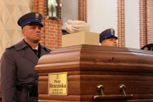 pożegnanie Zastępcy Dowódcy Samodzielnego Pododdziału Antyterrorystycznego Policji w Warszawie mł. insp. Piotra Brzezinki