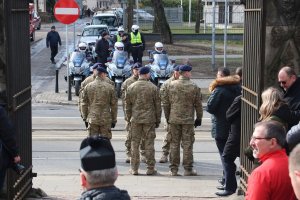 pożegnanie Zastępcy Dowódcy Samodzielnego Pododdziału Antyterrorystycznego Policji w Warszawie mł. insp. Piotra Brzezinki