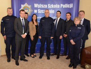 Wizyta francuskich studentów z Państwowej Wyższej Szkoły Policji