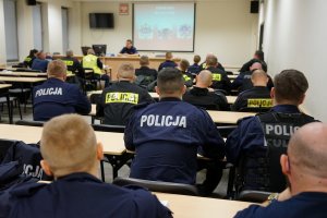 Kursanci ze Szkoły Policji w Pile pełnią służby w Bydgoszczy