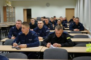 Kursanci ze Szkoły Policji w Pile pełnią służby w Bydgoszczy