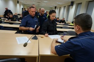 Kursanci ze Szkoły Policji w Pile pełnią służby w Bydgoszczy