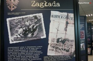 fragment ekspozycji &quot;zagłada&quot;