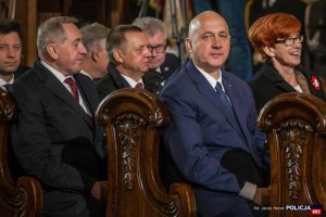 Uroczysta Msza Święta z udziałem najwyższych władz Państwowych - na foto m.in. Minister Spraw Wewnętrznych i Administracji Joachim Brudziński