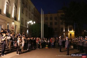 Nocny koncert policyjnej orkiestry