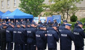 odprawa służbowa funkcjonariuszy Policji