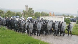 szkolenia zgrywające działania pomiędzy jednostkami KFOR, a komponentem EULEX.

 odblokowywanie zabarykadowanych dróg