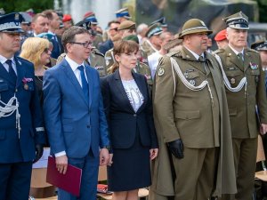 Centralne obchody Dnia Weterana - przedstawiciele MSWiA oraz służb