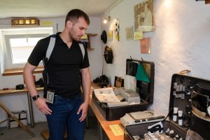 W izbie historii kryminalistyki.