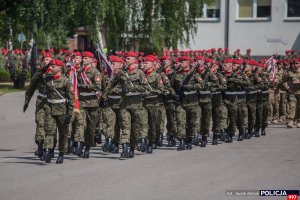 Zandarmeria Wojskowa w czasie defilady