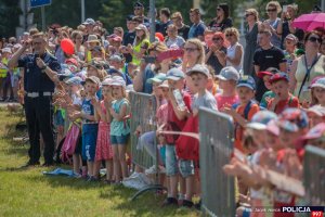 Dzień otwarty Centrum Szkolenia Policji w Legionowie – uczestnicy pokazu