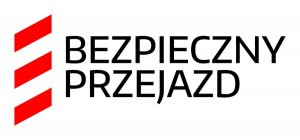 napis bezpieczny przejazd