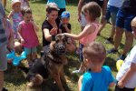 dzieci ma pikniku profilaktycznym