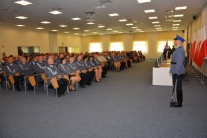 Uroczysta zbiórka z okazji objęcia stanowiska Zastępcy Komendanta-Prorektora WSPo lmł. insp. dr Anny Świerczewskiej-Gąsiorowskiej