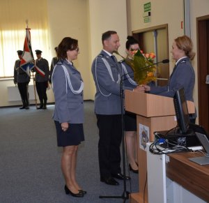 Uroczysta zbiórka z okazji objęcia stanowiska Zastępcy Komendanta-Prorektora WSPo lmł. insp. dr Anny Świerczewskiej-Gąsiorowskiej