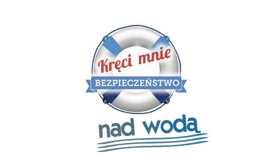 logo akcji kręci mnie bezpieczeństwo nad wodą