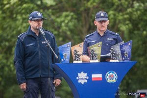 Uroczyste otwarcie Międzynarodowych Zawodów Wytrzymałościowo-siłowych Służb Mundurowych ,,Uwierz, Walcz, Zwyciężaj&quot;  w Legionowie z udziałem kierownictwa CSP w Legionowie i CPKP BOA